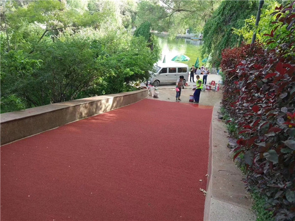 巫山彩色路面施工